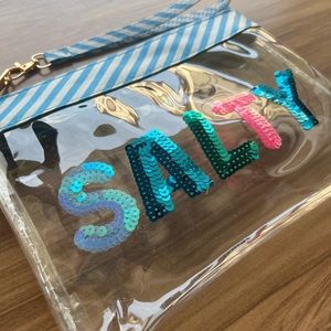 Sequin Clear Pouch | Salty